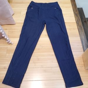 Fleece lined pants leggings denim jeans look xl